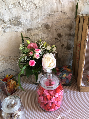 Décoration table d'honneur